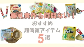 離乳食作る時間がない！初期から時短できる神ベビーフード５選