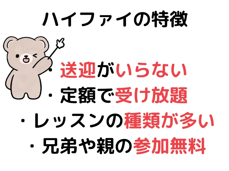 ハイファイの特徴