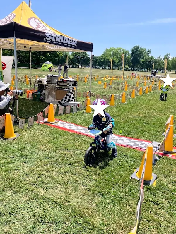 ストライダーの大会参加 3歳