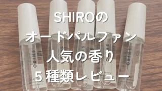 SHIROアールグレイとホワイトティー徹底比較。香り・口コミ・使い分け