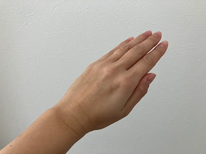 SHIRO ハンド美容液を使用したあと