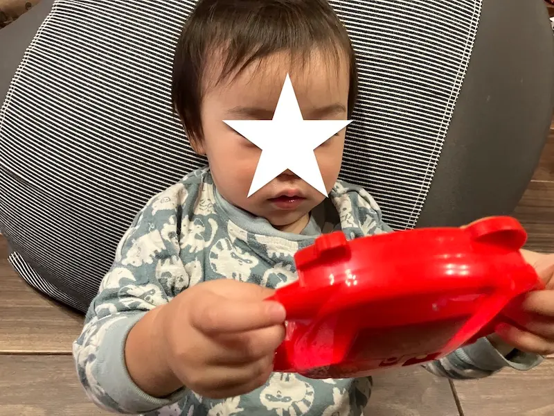 1歳　アンパンマン歯磨きミラー